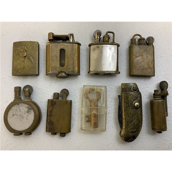 LARGE LOT OF VINTAGE COLLECTABLE LIGHTERS