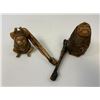 Image 2 : ANTIQUE CARVED WOOD PUPPETS