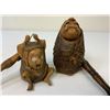 Image 4 : ANTIQUE CARVED WOOD PUPPETS