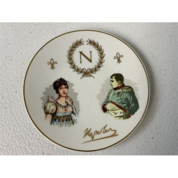 FRENCH "JOSEPHINE AND NAPOLEON " PORCELAIN PLATE