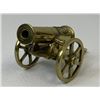 Image 1 : VINTAGE FRENCH NAPOLEONIC BRASS CANNON MODEL