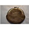 Image 2 : ANTIQUE US 19th CENTURY LEATHER COIN BAG WALLET 1884 DATED