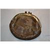 Image 7 : ANTIQUE US 19th CENTURY LEATHER COIN BAG WALLET 1884 DATED