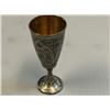 Image 2 : ANTIQUE RUSSIAN CAUCASIAN SILVER NIELO WINE CUP CHALICE
