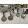 Image 3 : IMPERIAL RUSSIAN CAUCASIAN MADE SILVER NIELLO BUCKLE WITH SILVER COINS