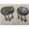 Image 5 : IMPERIAL RUSSIAN CAUCASIAN MADE SILVER NIELLO BUCKLE WITH SILVER COINS