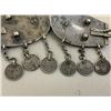 Image 6 : IMPERIAL RUSSIAN CAUCASIAN MADE SILVER NIELLO BUCKLE WITH SILVER COINS