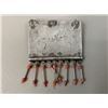 Image 3 : ANTIQUE CAUCASIAN SILVER NIELLO CORRAL DECORATIVE PENDANT