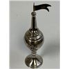Image 6 : JUDAICA JEWISH STERLING SILVER SPICE TOWER - ENGRAVED