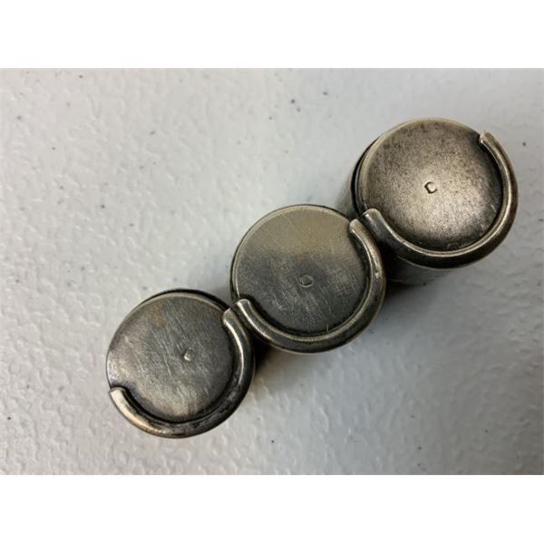 ANTIQUE IMPERIAL RUSSIAN 84 SILVER COIN BANK HOLDER 1906 DATED