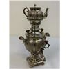 Image 17 : ANTIQUE IMPERIAL RUSSIAN SMAL SOLID SILVER SAMOVAR TEA KETTLE AND TEA POT