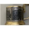 Image 7 : VINTAGE USSR SILVER AND GOLD TEA GLASS HOLDER PODSTAKANIK