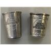 Image 1 : VINTAGE USSR SOVIET ARMENIA SILVER VODKA DRINKING CUPS