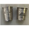 Image 7 : VINTAGE USSR SOVIET ARMENIA SILVER VODKA DRINKING CUPS