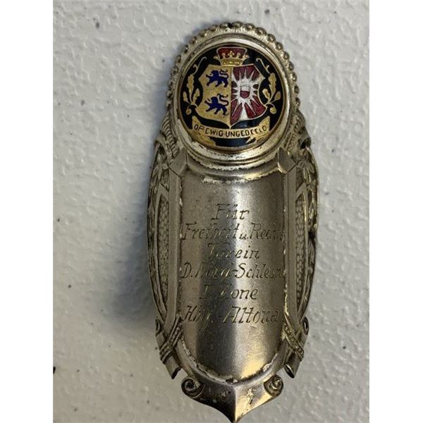 ANTIQUE GERMAN  PLAQUE