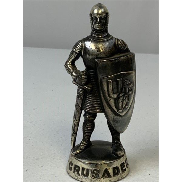 VINTAGE METAL KNIGHT CRUSADER AWARD STATUETTE
