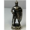Image 1 : VINTAGE METAL KNIGHT CRUSADER AWARD STATUETTE