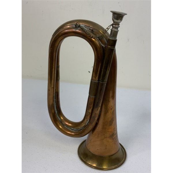 ANTIQUE BRITISH MILITARY BOMBEY REGIMENTAL TRUMPET