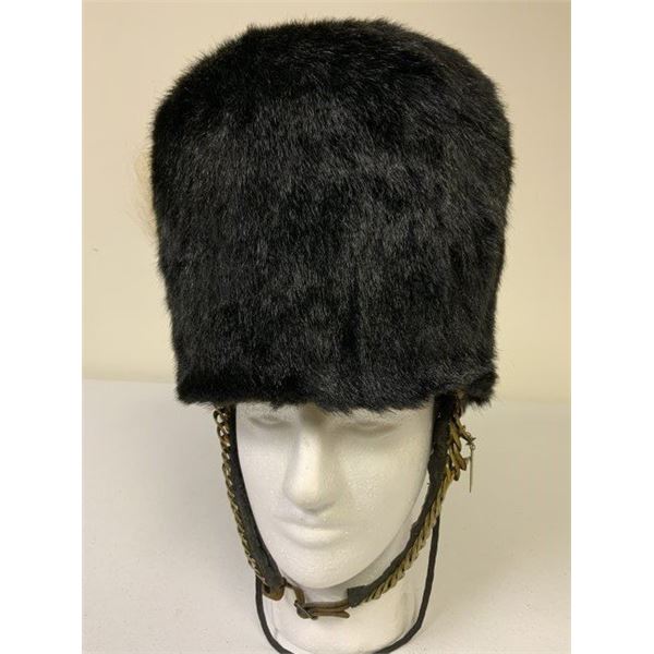 BRITISH EARLY 20th CENTURY FUSILLIERS BEARSKIN BUSBY 1912 DATED