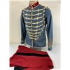 Image 2 : FRENCH EARLY WWI HUSSAR UNIFORM PELISSE JACKET AND RED PANTS