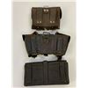 Image 2 : ANTIQUE SWISS / GERMAN / RUSSIAN LOT OF 3 AMMUNITION LEATHER POUCHES