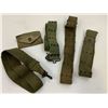 Image 1 : US WWII LOT OF PISTOL BELTS AND POUCH AND VIETNAM WAR STRAP AND PISTOL BELT