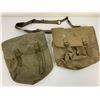 Image 1 : WWII US LOT OF 2 CANVAS BAGS