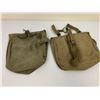 Image 4 : WWII US LOT OF 2 CANVAS BAGS