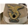 Image 3 : WWII ROYAL ITALIAN ARMY ALPINE DIVISION OFFICER ALPINI HAT WITH FEATHER