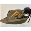 Image 4 : WWII ROYAL ITALIAN ARMY ALPINE DIVISION OFFICER ALPINI HAT WITH FEATHER