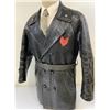 Image 2 : WWII ITALIAN BLACK LEATHER TANKER JACKET