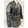 Image 5 : WWII ITALIAN BLACK LEATHER TANKER JACKET
