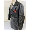 Image 9 : WWII ITALIAN BLACK LEATHER TANKER JACKET
