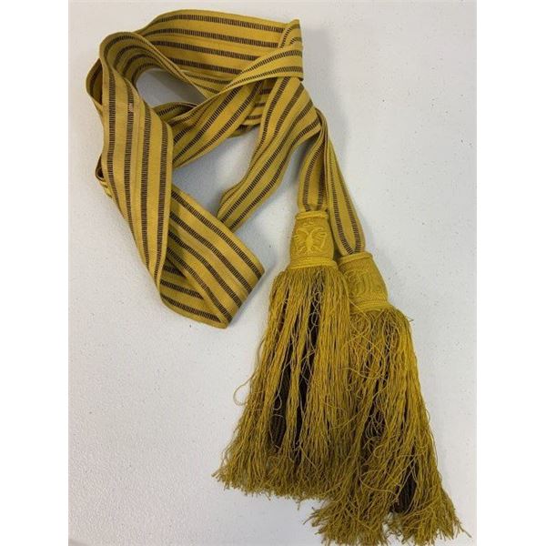 ANTIQUE AUSTRIAN HUNGARIAN EMPIRE K.U.K. OFFICERS DRESS SASH BELT