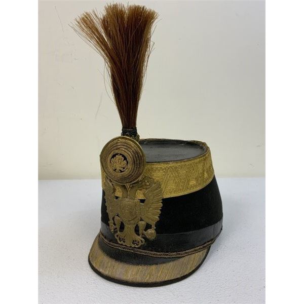 ANTIQUE AUSTRIAN HUNGARIAN K.U.K. OFFICERS SHAKO CAP HAT