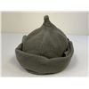 Image 3 : USSR EARLY WWII BUDYONOVKA GRAY CLOTH HELMET WITH RED ENAMEL STAR