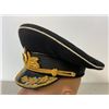 Image 4 : USSR SOVIET RUSSIAN NAVY ADMIRAL BLACK TOP VISOR HAT