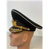 Image 7 : USSR SOVIET RUSSIAN NAVY ADMIRAL BLACK TOP VISOR HAT