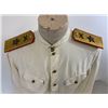 Image 2 : WWII USSR MARSHAL ARTILLERY M43 DRESS WHITE SUMMER UNIFORM SHIRT