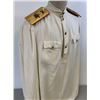 Image 8 : WWII USSR MARSHAL ARTILLERY M43 DRESS WHITE SUMMER UNIFORM SHIRT