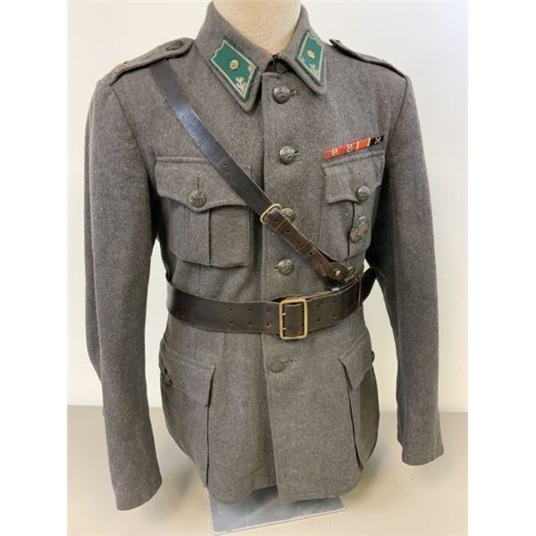 WWII FINLAND OFFICERS UNIFORM TUNIC RARE WW2 FINISH