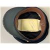 Image 5 : WWII US NAVY OFFICER BLUE VISOR CAP NAMED