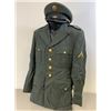 Image 1 : US ARMY VIETNAM WAR ERA DRESS UNIFORM TUNIC AND CAP