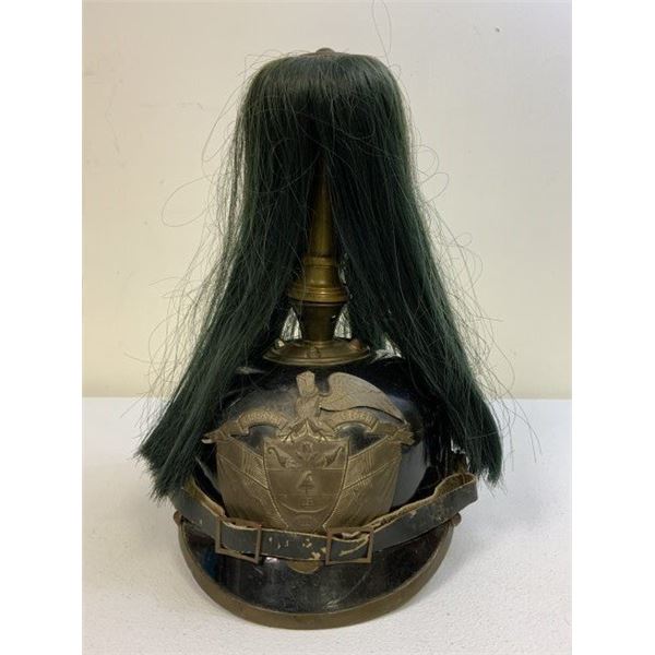 RARE COLOMBIAN PICKELHAUBEN HELMET OF IMPERIAL GUARD UNIT