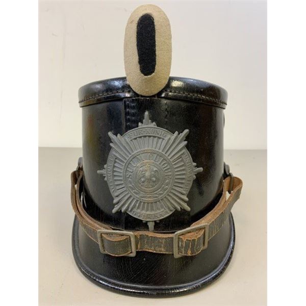 WWI IMPERIAL GERMAN PRUSSIAN GUARD M1915 JAGER SHAKO HELMET