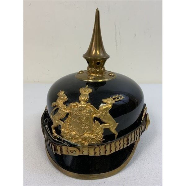 WWI IMPERIAL GERMANY WURTTEMBERG NCO OFFICER PICKELHAUBE SPIKE HELMET