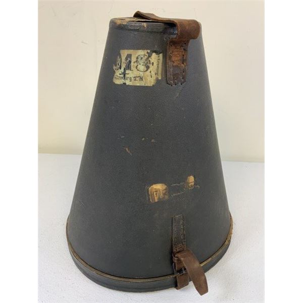 IMPERIAL GERMAN OFFICER PICKELHAUBE SPIKE HELMET LEATHER STORAGE CASE
