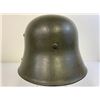 Image 4 : WWI IMPERIAL GERMAN M18 STEEL HELMET COMPLETE WITH LINER AND CHIN STRAP