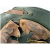 Image 7 : WWI IMPERIAL GERMAN M18 STEEL HELMET COMPLETE WITH LINER AND CHIN STRAP