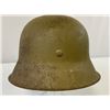 Image 4 : WWII GERMAN M42 TROPICAL CAMOUFLAGE PAINTED COMBAT HELMET AFRIKA CORP
